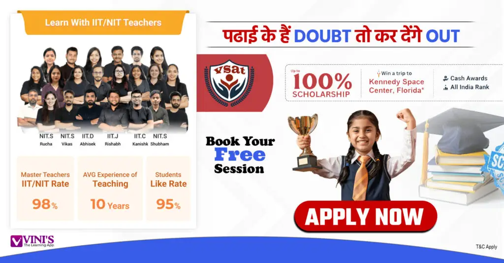 Vini Scholarship Admission Test